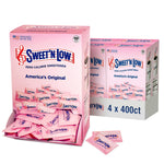 Sweet'N Low Zero Calorie Sweetener Packets, 400 Ct, Kosher & Gluten Free, Low Glycemic Index
