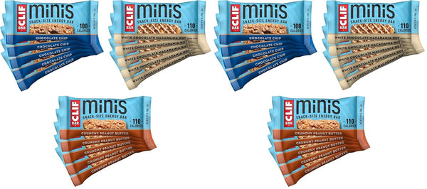 CLIF BAR Minis Variety Pack Made with Organic Oats Non-GMO Plant Based Snack-Size Energy Bars