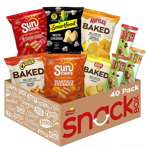 Frito-Lay Baked & Popped Mix Variety Pack, 40 single serve bags
