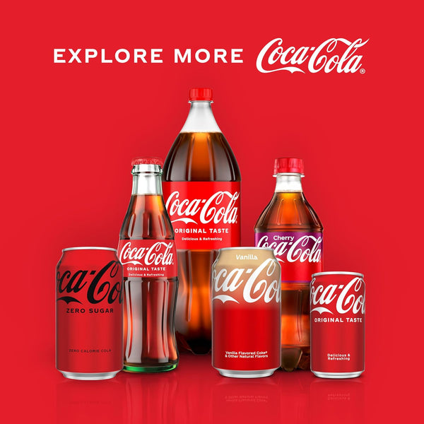 Coca-Cola Soda Soft Drinks, 16.9 fl oz Bottles, 6 Pack - Classic Cola Soft Drink Pack