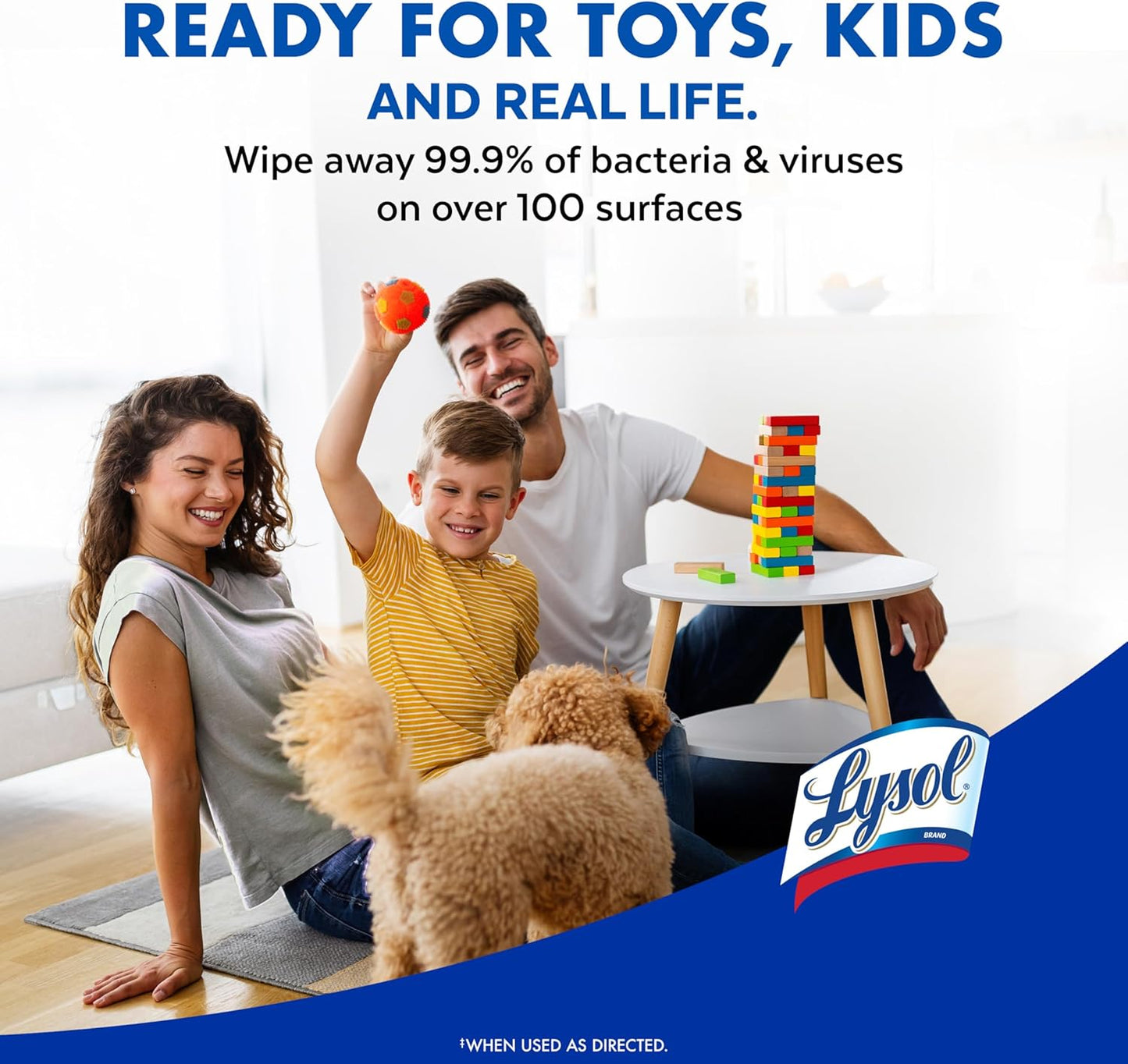 Lysol Disinfecting Wipes Multi-surface Cleaning Wipes, 80 Count, 4pk