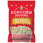 Popcorn Indiana Movie Theater Butter Popcorn 3 oz Bags 6 Pack Pre Popped Gluten Free Made with Real Butter