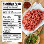 Verde Farms, Ground Beef 93% Lean/7% Fat, Organic, Grass-Fed, 1 lb