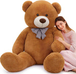MaoGoLan Giant Teddy Bear 4 Feet,Adorable and Cuddly Big Bear Stuffed Animal 47", Classic Teddy Bear Plush Gift Decoration for Baby Shower,Party,Birthday,Valentines Day,Tan