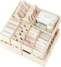 Drawer Organizer Clothes 12 Pack for Nursery Bedroom Closet Organization