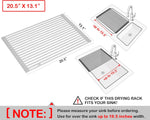 20.5 x 13.1 Inch Roll-Up Dish Drying Rack for Large Kitchen Sinks