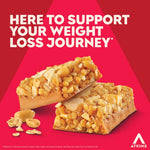 Atkins Peanut Butter Granola High Protein Bar, 12 Count, 16g Protein, 1g Sugar, 4g Net Carb