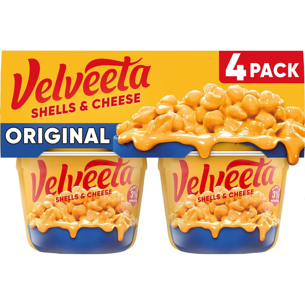 Velveeta Shells and Cheese Mac and Cheese, 8 Cups, Original Flavor, Easy Snacks or Sides