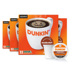 Dunkin' French Vanilla Artificially Flavored Coffee K-Cup Pods, 10 Count Boxes, Pack of 6
