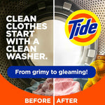 Washing Machine Cleaner by Tide, Washer Machine Cleaner with Oxi for Front and Top Loader Washer Machines, Deep Cleaning Residue & Odor Eliminator, 7 Month Supply