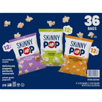 Variety pack of 36 individual popcorn bags in three flavors