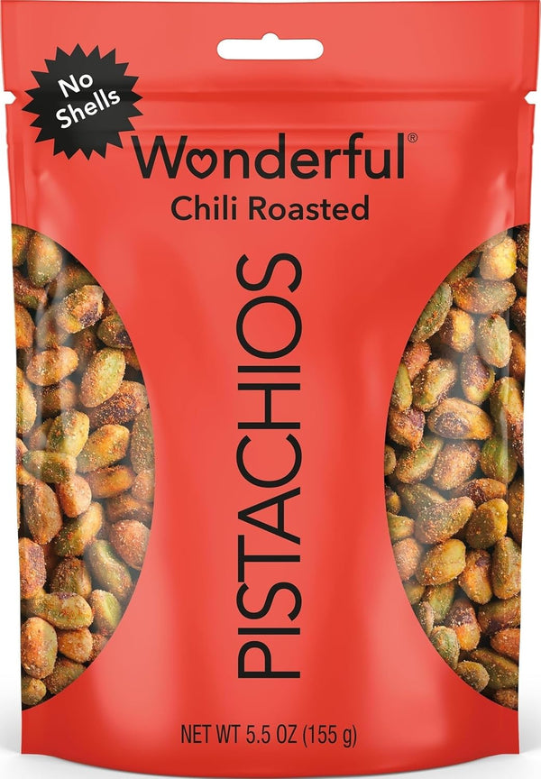 Honey Roasted Pistachios No Shells, 11 Ounce Resealable Bag, Gluten Free