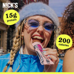 N!CK'S Protein Bars Salty Peanut Chocolate, 12-Count Box, 15g Protein, 200 Calories
