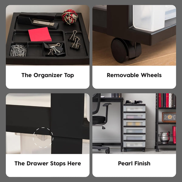 Storage Cart for Classroom Supplies and Art Materials