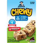 Quaker Chewy Granola Bars, Chocolate Chip, 58 Count, Individually Wrapped
