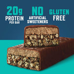 CLIF BUILDERS Chocolatey Mint Plant Based Protein Bars 20g Protein 12 Pack