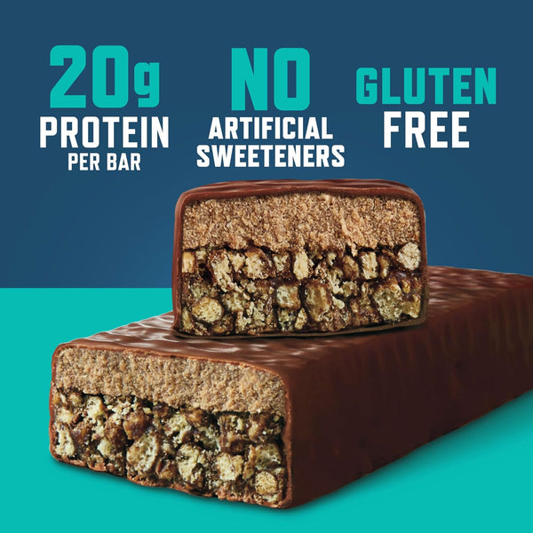 CLIF BUILDERS Chocolatey Mint Plant Based Protein Bars 20g Protein 12 Pack