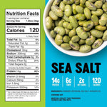 Crunchy Roasted Edamame Beans in Sea Salt, 4 oz, 3 Pack, Low Carb, Gluten-Free, Vegan