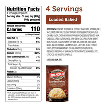 Idahoan Loaded Baked Mashed Potatoes Naturally Gluten-Free 4 Servings Per Bag Pack Of 12