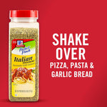McCormick Italian Seasoning, 6.25 oz, Blend of Herbs for Pizza, Salad, Veggies, and More, Aromatic Flavor Enhancer
