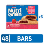 Nutri-Grain Soft Baked Breakfast Bars, 48 Count, 6 Boxes, Strawberry Flavor