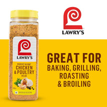Lawrys Perfect Blend Chicken & Poultry Rub Seasoning 24.5 oz for Grilling Roasting Baking