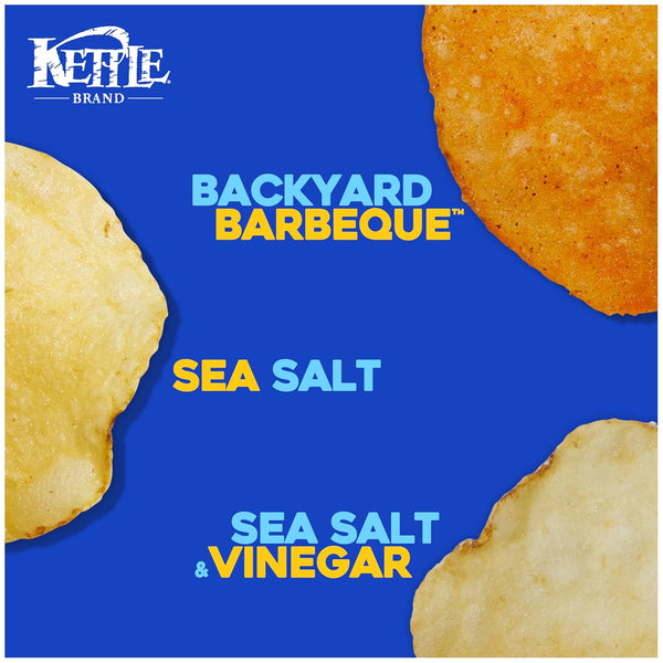 Kettle Brand Potato Chips Variety Pack, 20 Count, 1 Oz Bags