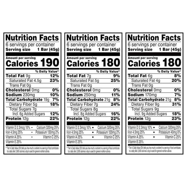 Special K Bar Protein Meal Bars, 12g Protein Snacks, 3-Flavor Variety Pack