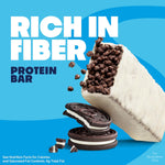 Quest Nutrition Crispy Cookies & Cream Hero Protein Bar, 12 Count, Gluten Free, Keto Friendly