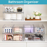 Vtopmart Stackable Storage Drawers for Bathroom and Home Organization