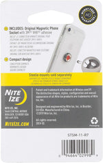 Nite Ize Steelie Magnetic Phone Socket - Strong Dashboard Mount Phone Socket for a Secure Hold - Smooth Glide - Adjustable Viewing - Works with Steelie Mounts