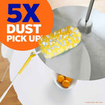 Swiffer Heavy Duty 3 ft Extendable Handle Duster Starter Kit with 3 Refills and Lock Dust