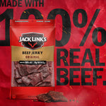Jack Link's Original Beef Jerky Multipack, 2 Large 9 oz Bags, 10g Protein per Serving, Made with 100% Real Beef
