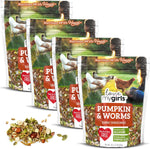 Love My Girls: Chicken Snacks - Fruit & Worms - 5lb Bag - Global Harvest, Gourmet Multi-Grain Treats, Corn-Free, Nutritious & Protein Rich Mealworms