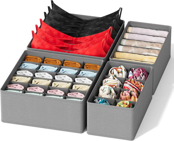 12-pack drawer organizer for nursery, closet, and storage dividers