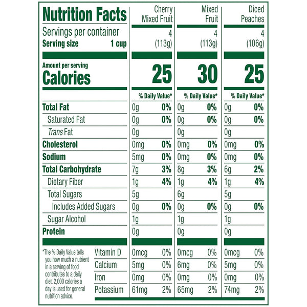 del monte fruit cup snacks, family pack, no sugar added, 12-pack, 4 oz variety pack