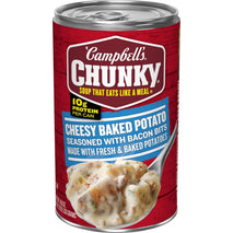 Campbell's Chunky Baked Potato with Cheddar & Bacon Bits Soup, 18.8 Oz Can