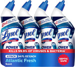 Lysol Max Strength Toilet Bowl Cleaner (24 Oz, 4-Pack)