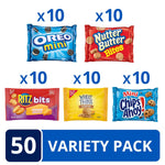 Nabisco Cookie and Cracker Variety Pack with 50 Snack Packs