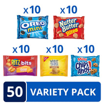 Nabisco Cookie and Cracker Variety Pack with 50 Snack Packs