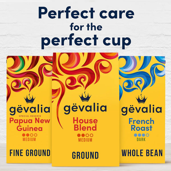Gevalia House Blend Medium Roast 100% Arabica Ground Coffee, Keto & Low Carb, 20 oz Bag