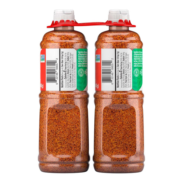 Tajin Clásico Seasoning Gluten-Free Authentic Mexican Chili Lime Spice Blend 14 oz (Pack of 2)