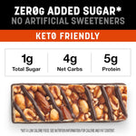 Kind Zero Added Sugar Snacks Bars Variety Pack, Gluten Free, High Fiber, Keto Friendly, 15 Count