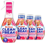 Mr. Clean Clean Freak Multi Surface Cleaning Spray, Deep Cleaning Mist Starter Kit and Refill Bundle, Unstopables Fresh Scent, 64 fl oz