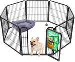 fxw homeplus unleashed 24 inch 6 panels dog pen black patented