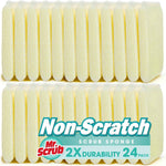 All-Purpose Sponges, Non Scratch, for Washing and Cleaning Dishes, Premium Scrub and Scrubbers, 12 Pads, Ideal for Kitchen, Bathroom