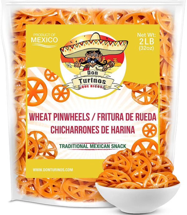 Mexican Wheat Wheel Pasta Snacks by Turinos 1LB
