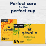 Gevalia Colombia K-Cup Coffee Pods, 84-count box, compatible with Keurig 1.0 & 2.0