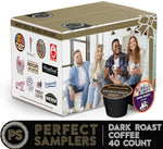 Dark Roast Coffee Pod Variety Pack for Keurig K Cups Coffee Makers