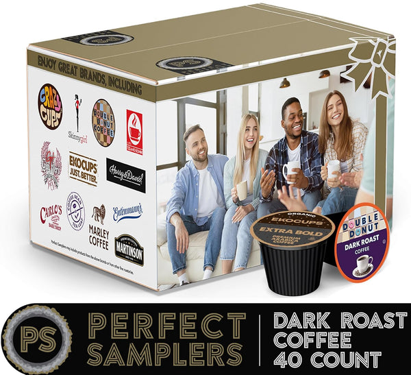 Dark Roast Coffee Pod Variety Pack for Keurig K Cups Coffee Makers